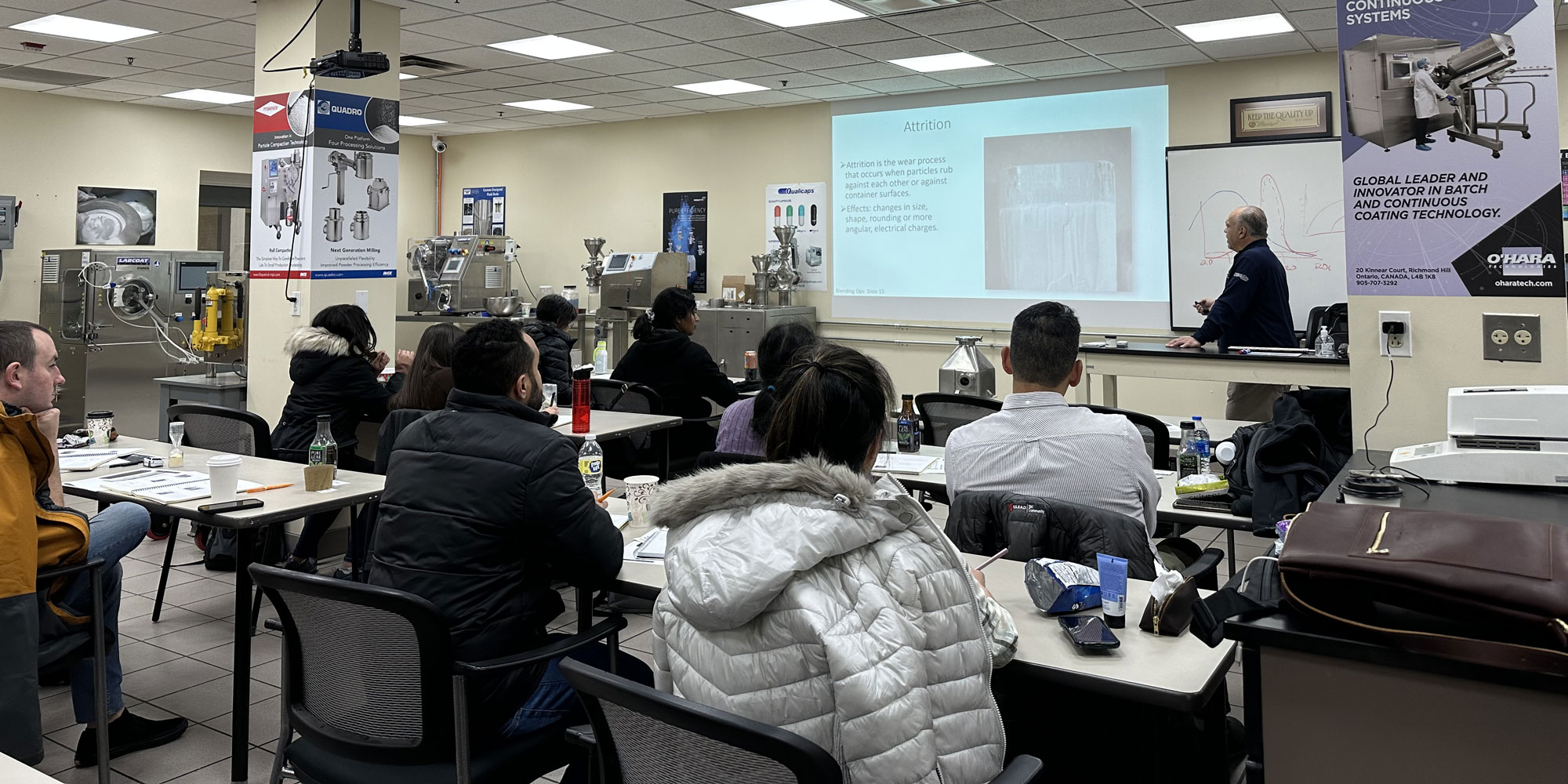 Introductory pharmaceutical manufacturing course at Techceuticals