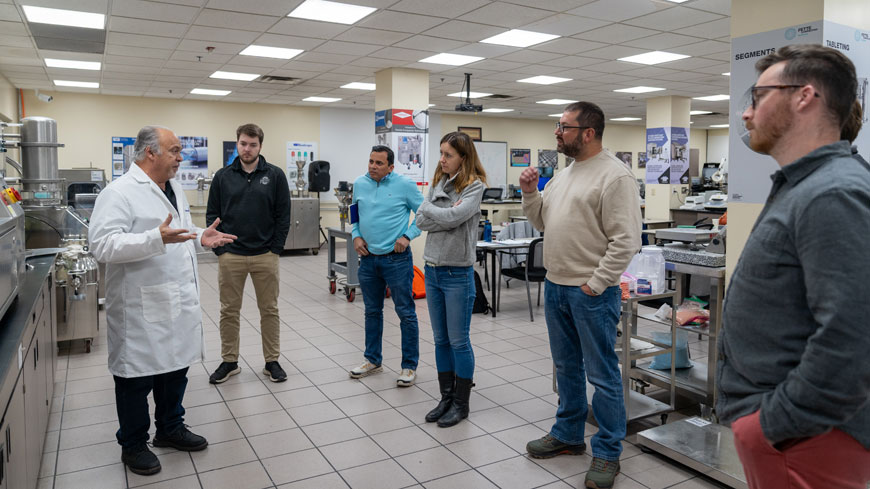 In-person training at the Techceuticals Lab